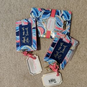 Lilly Pulitzer passport cover and luggage tags